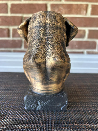 Cane Corso Natural Ears Bust - Hand-Painted, Customizable, 3D Printed