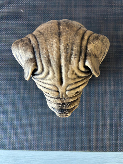 Shar Pei Bust - Hand-Painted, Customizable, 3D Printed