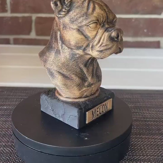 Boston Terrier - Hand-Painted, Customizable, 3D Printed