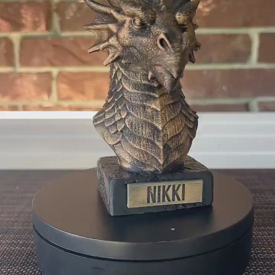 Dragon Bust  - Hand-Painted, Customizable, 3D Printed