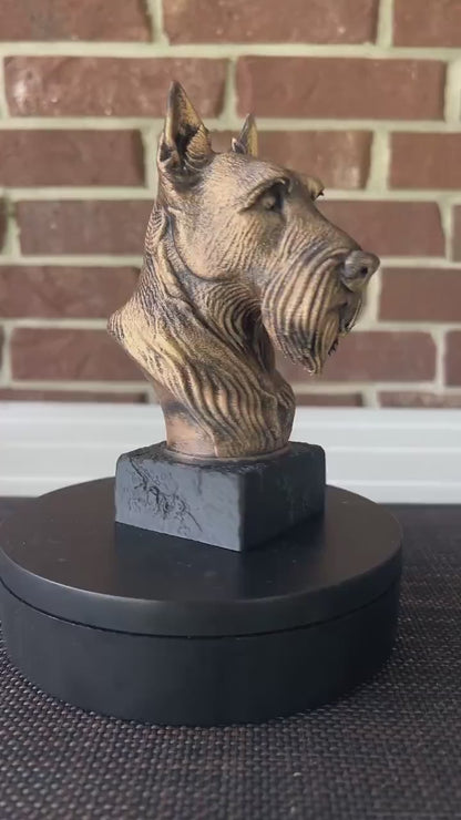 Scottish Terrier - Hand-Painted, Customizable, 3D Printed