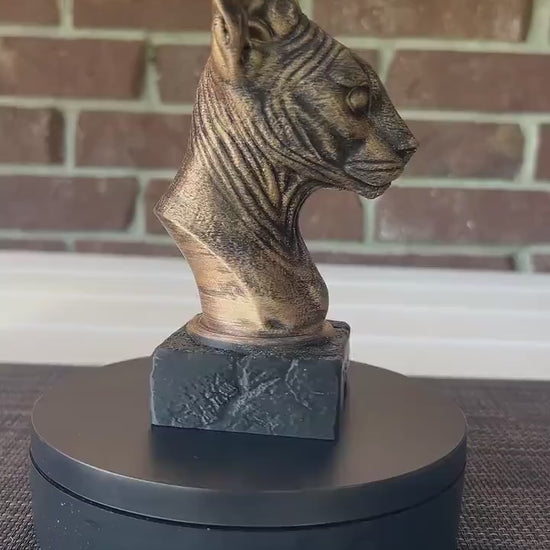 Sphynx Bust  - Hand-Painted, Customizable, 3D Printed