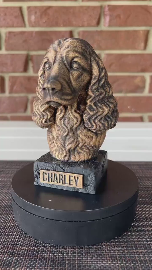 Cocker Spaniel  - Hand-Painted, Customizable, 3D Printed