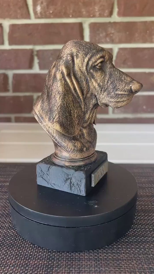 Basset Hound - Hand-Painted, Customizable, 3D Printed