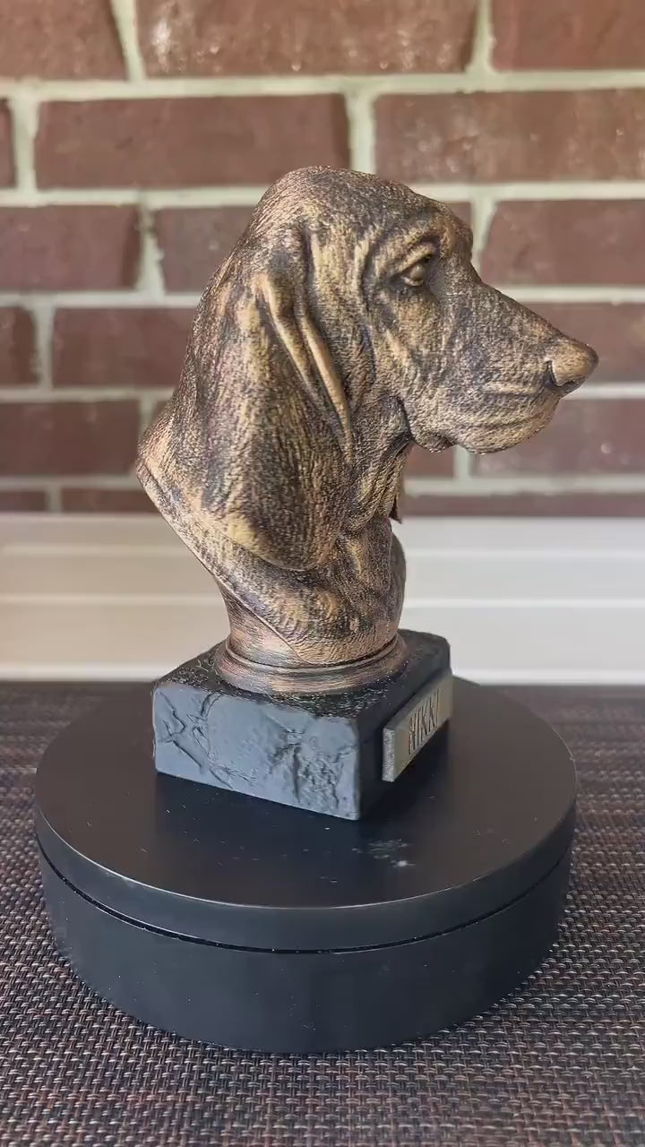 Basset Hound - Hand-Painted, Customizable, 3D Printed