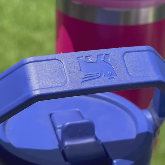Name Plate for Stanley Tumbler Handle -  IceFlow 30 oz or 20 oz Flip Straw Tumbler Handle Name Tag, Must have movable handle as shown