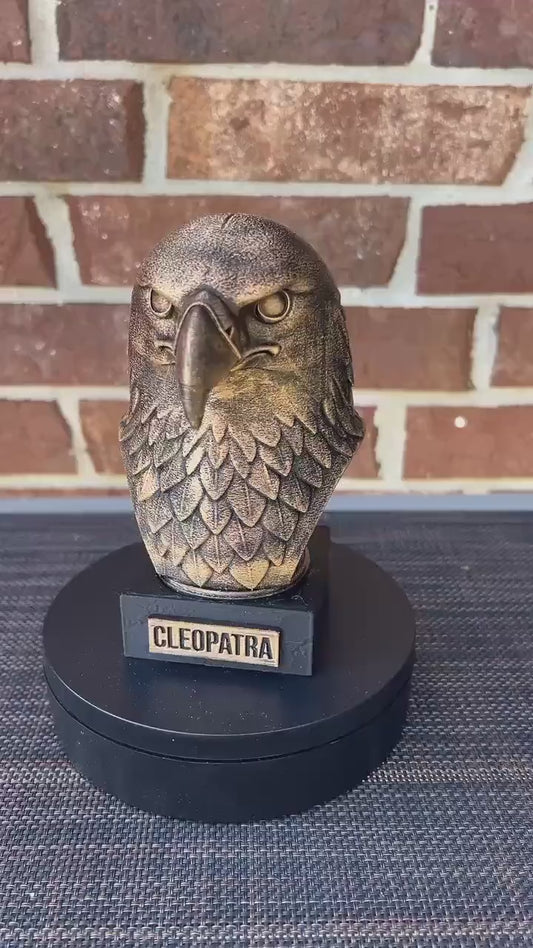 Eagle Bust  - Hand-Painted, Customizable, 3D Printed